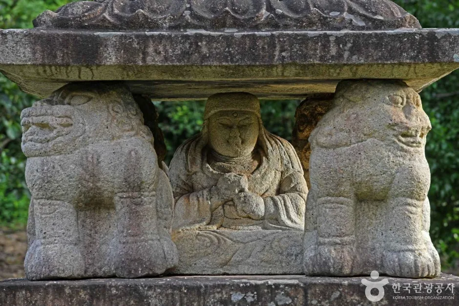 사자빈신사지 사사자 구층석탑 (4)