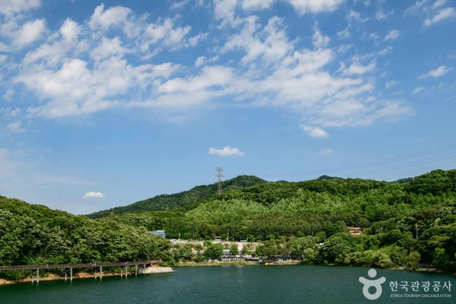 마장호수 출렁다리
