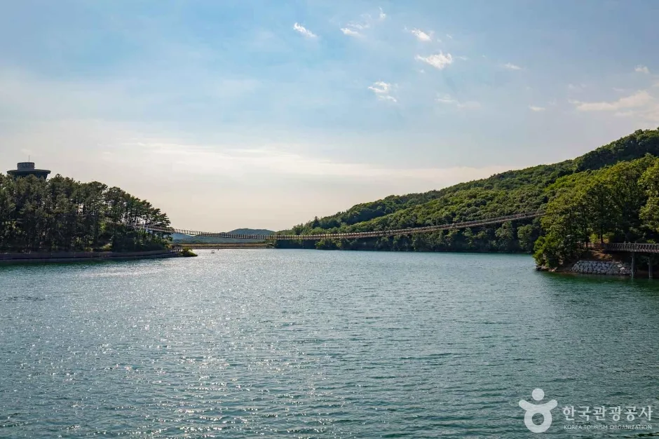 마장호수 출렁다리