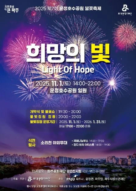 2025 운정호수공원 불꽃축제 3