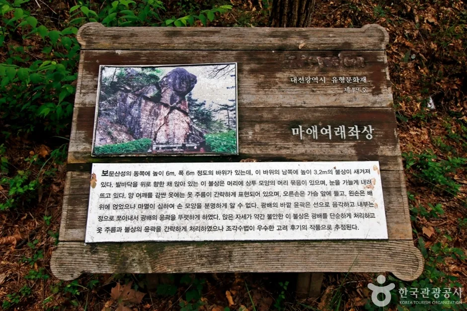 대전 보문산마애여래좌상 (2)