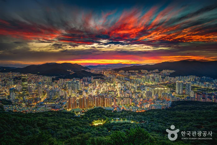 별바다부산 야간관광 시리즈4 그냥 보면 백 점, 내려다보면 만 점인 부산 야경_황령산 전망대 2-4