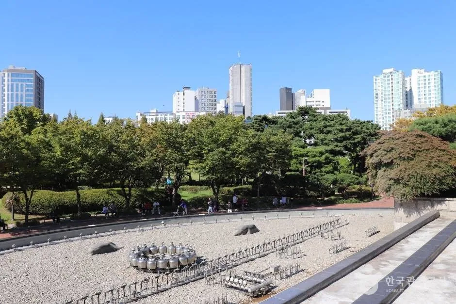 맥아더 사령관 한강방어선 시찰지 (4)_e