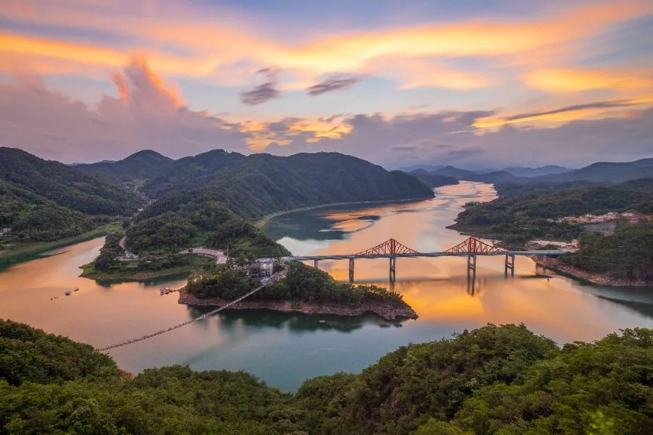 제천 옥순봉 출렁다리