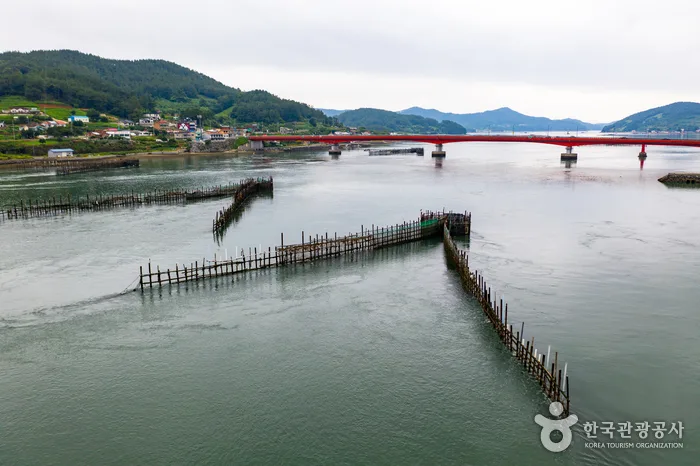 창선교와 원시어업 죽방렴