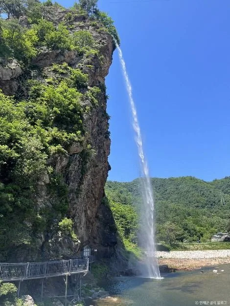 인제_용대 매바위 인공폭포 (5)