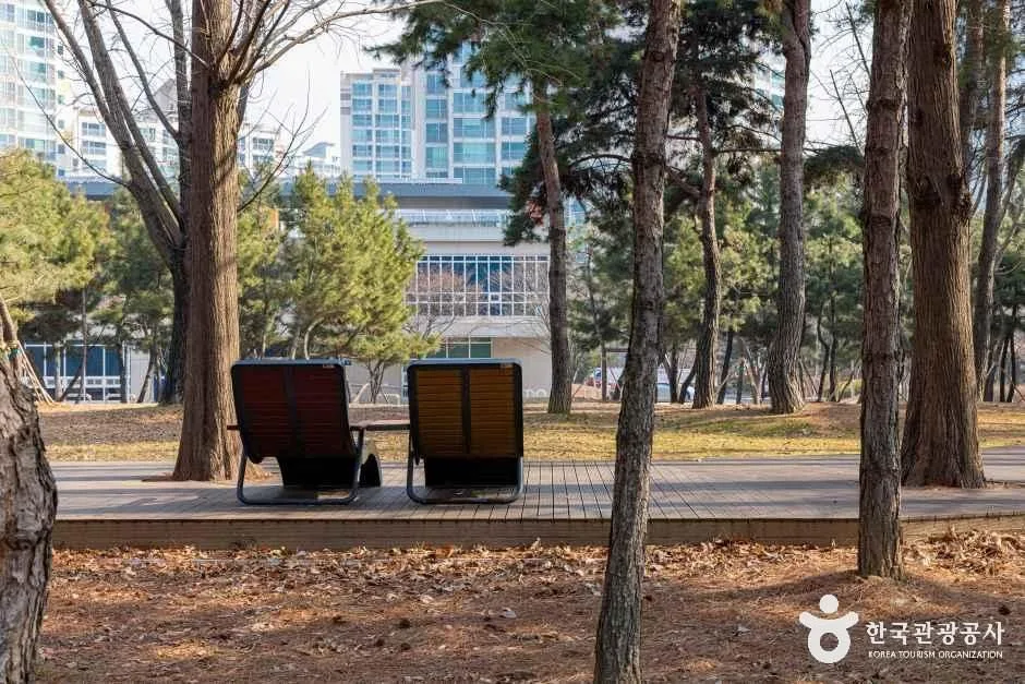 해돋이공원 안내소 휠체어 유모차 이용 완만한 길