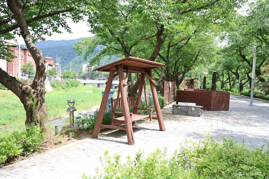 수안보온천 족욕길_4