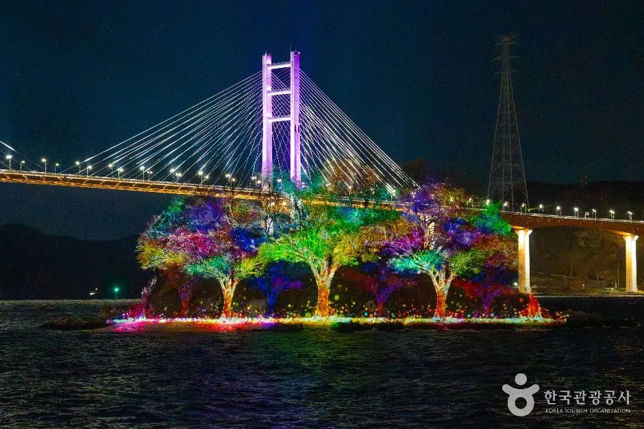 귀산 개구리섬 프로젝션 맵핑